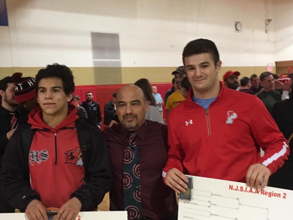 Parsippany High School Wrestlers PJ Gohn(132) and Michael Ilic(182) win Region 2 Championship to Advance to the States