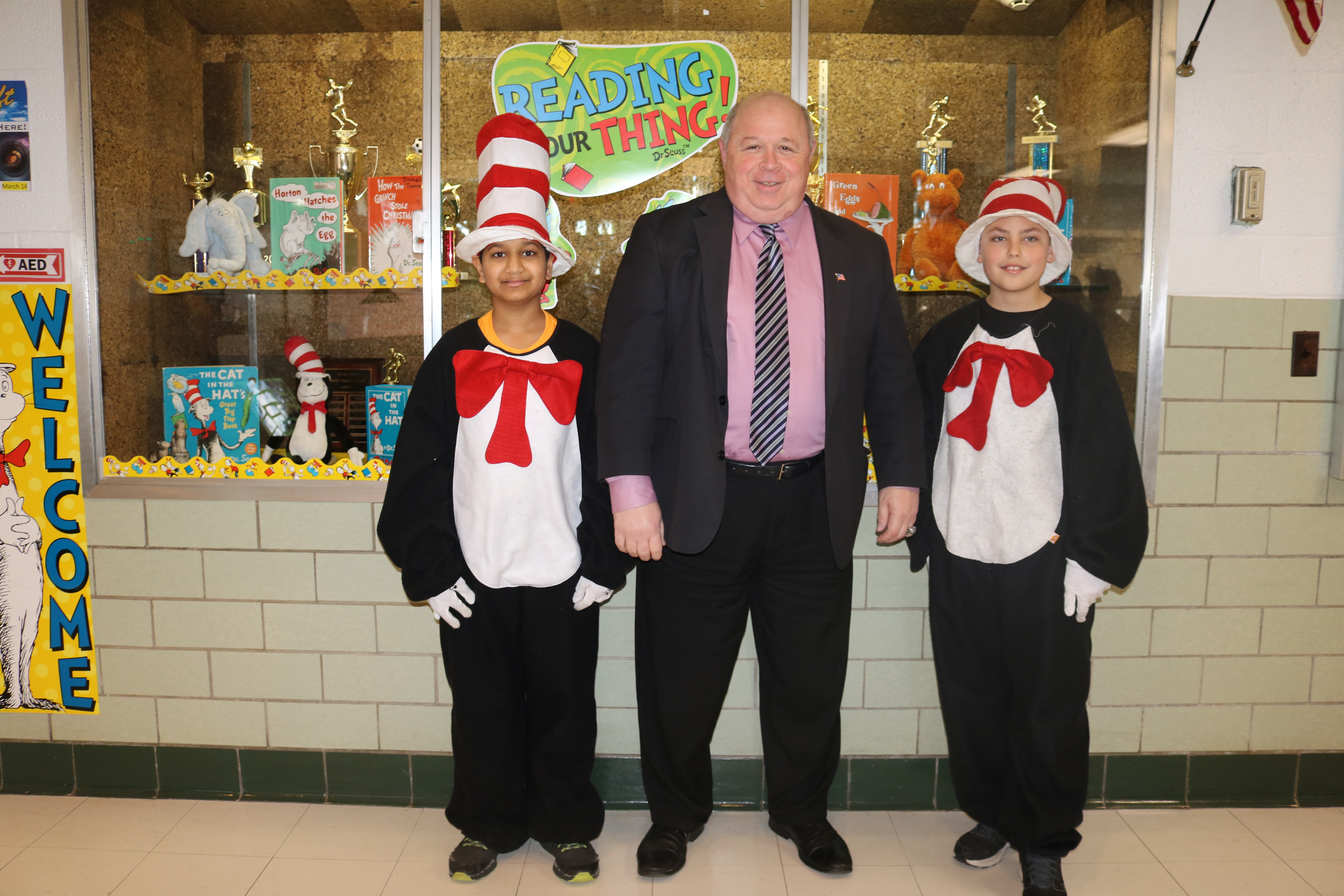 Mayor Barberio celebrates National Read Across America Day at Mt. Tabor Elementary School