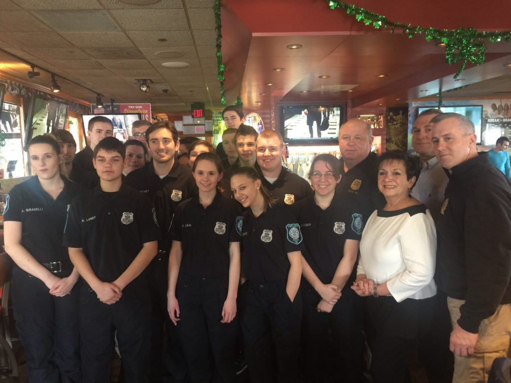 Parsippany Police Explorers held Fundraiser Pancake Breakfast at Applebee's