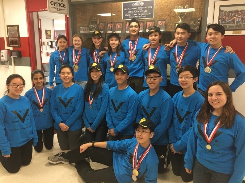 Parsippany High School Decathlon Team takes First Place in the States