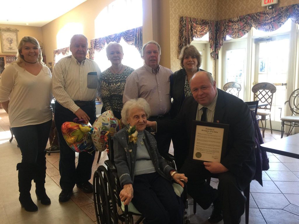 Victoria Jacobia turns 100 years old!  Happy Birthday!