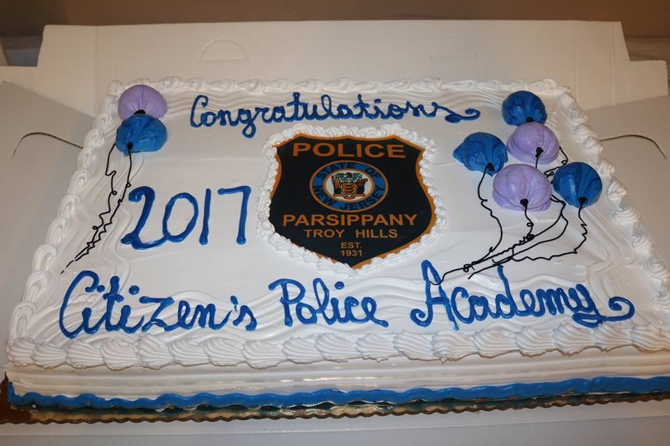 Congratulations to Parsippany Citizens Police Academy Graduates