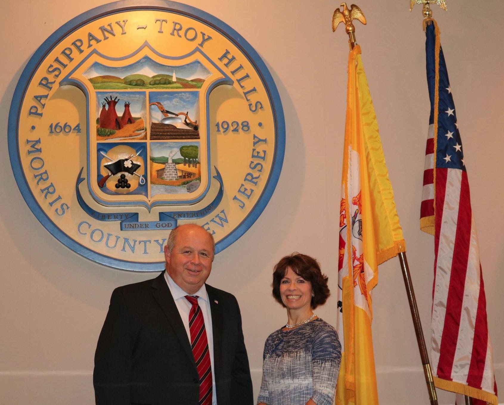 Mayor Barberio Welcomes Superintendent of Schools to Parsippany